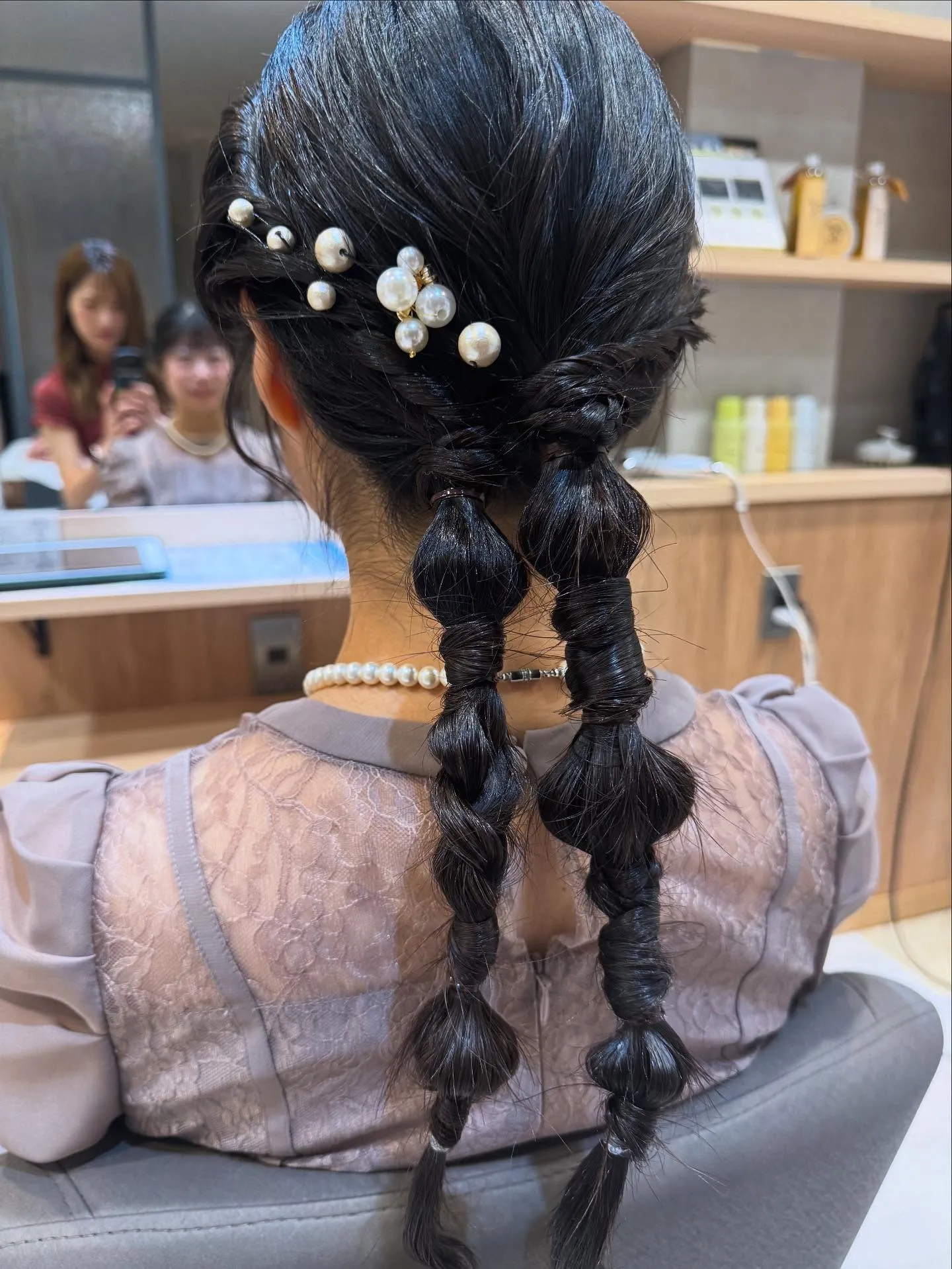 結婚式参列ヘア