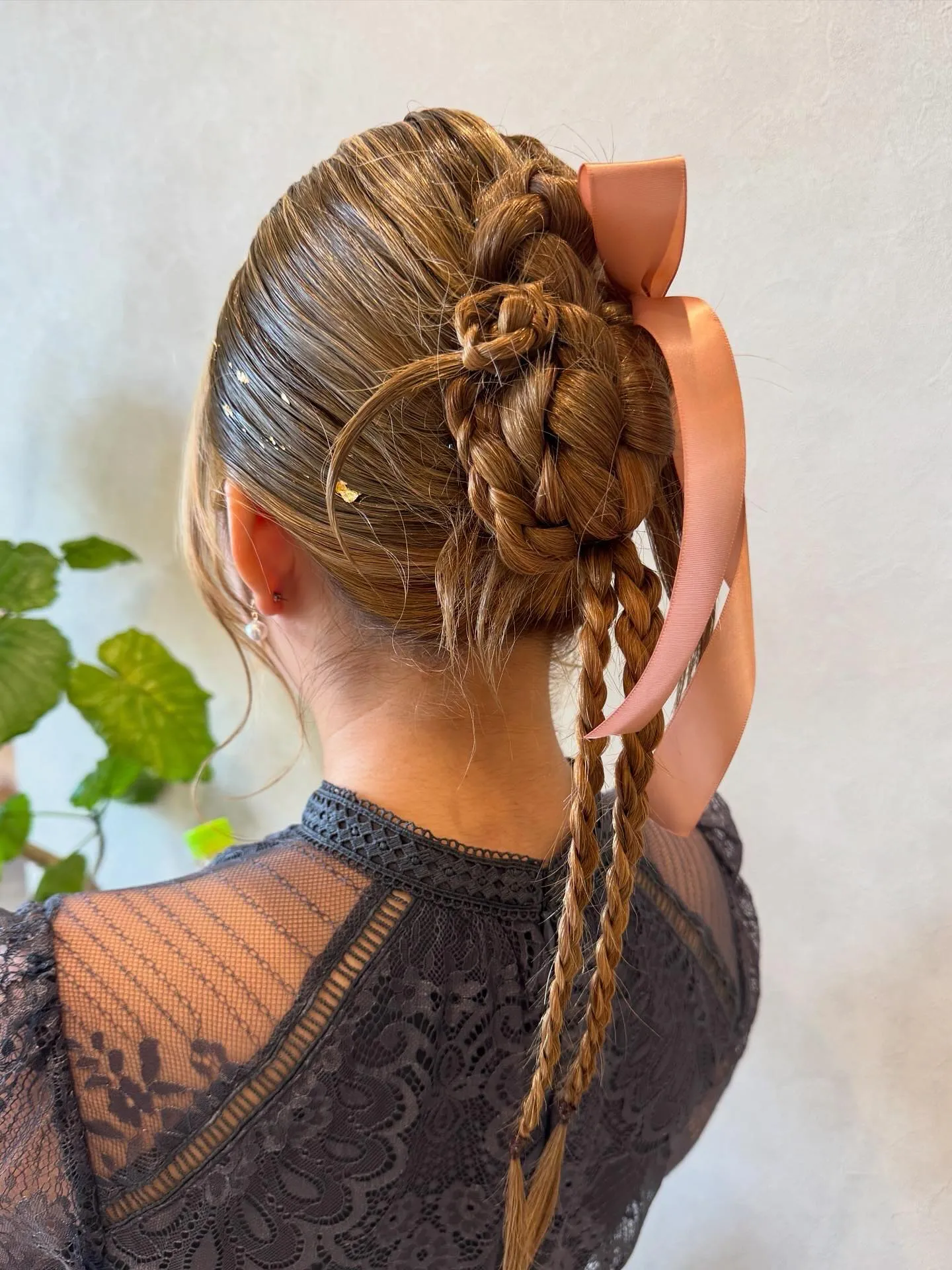 結婚式参列ヘアセット💒✨