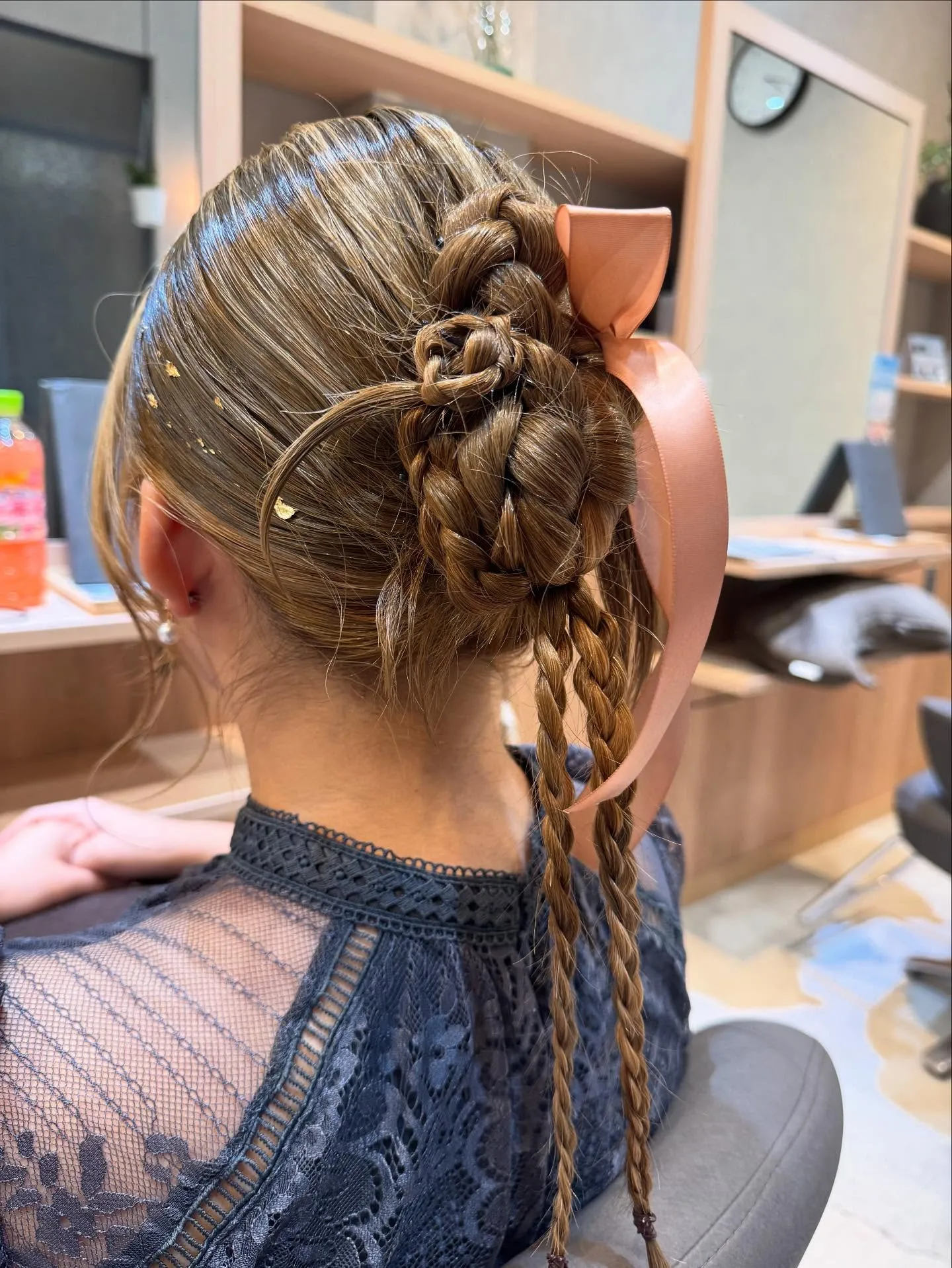 結婚式参列ヘアセット💒✨