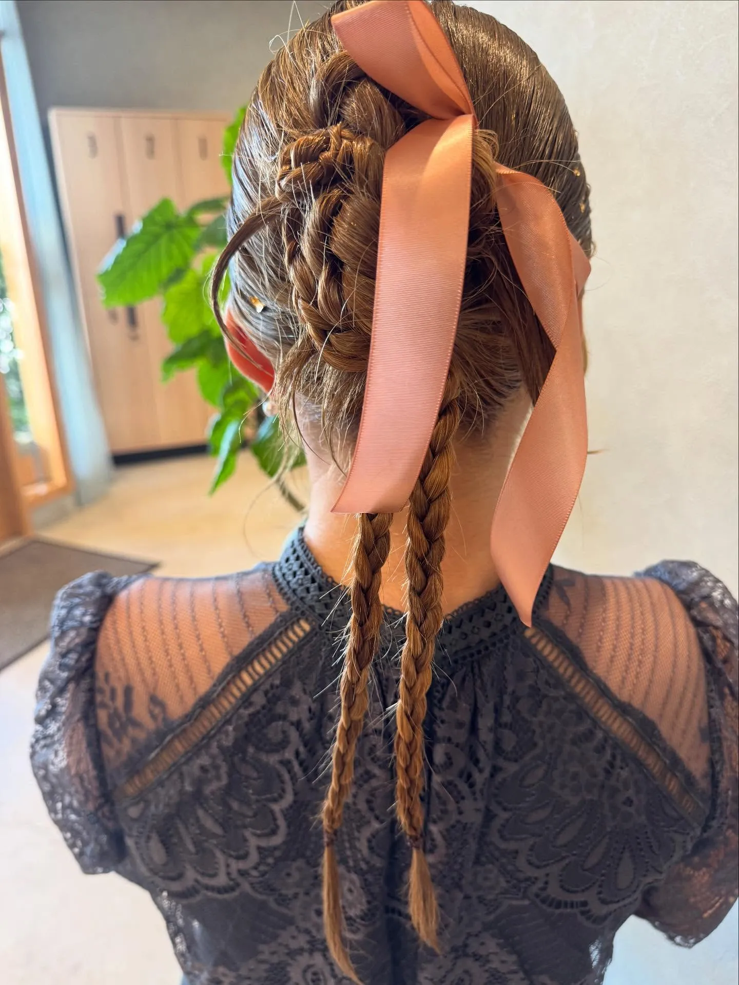 結婚式参列ヘアセット💒✨